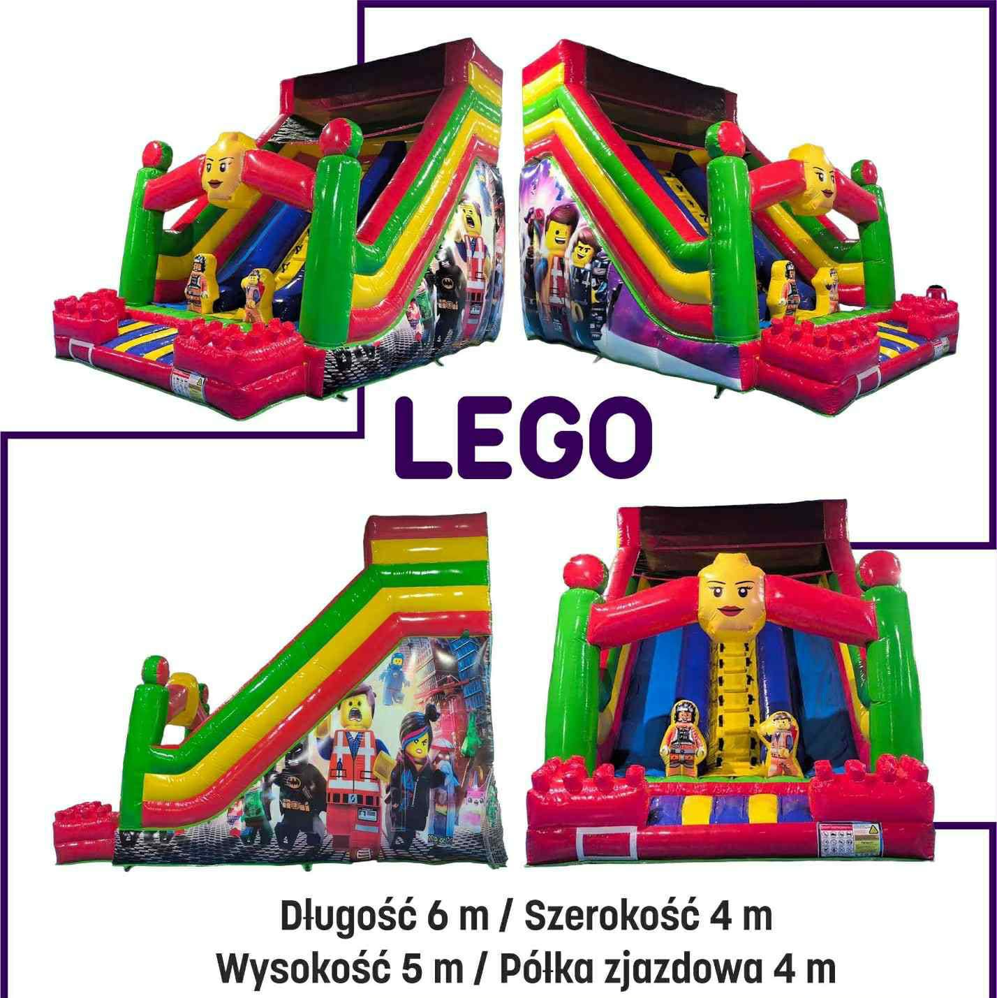 Dmuchana zjeżdżalnia Klocki LEGO